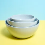 Set de boles de cerámica color azul