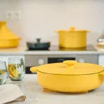 Low casserole yellow Ø25cm