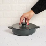 Low casserole anthracite Ø25cm
