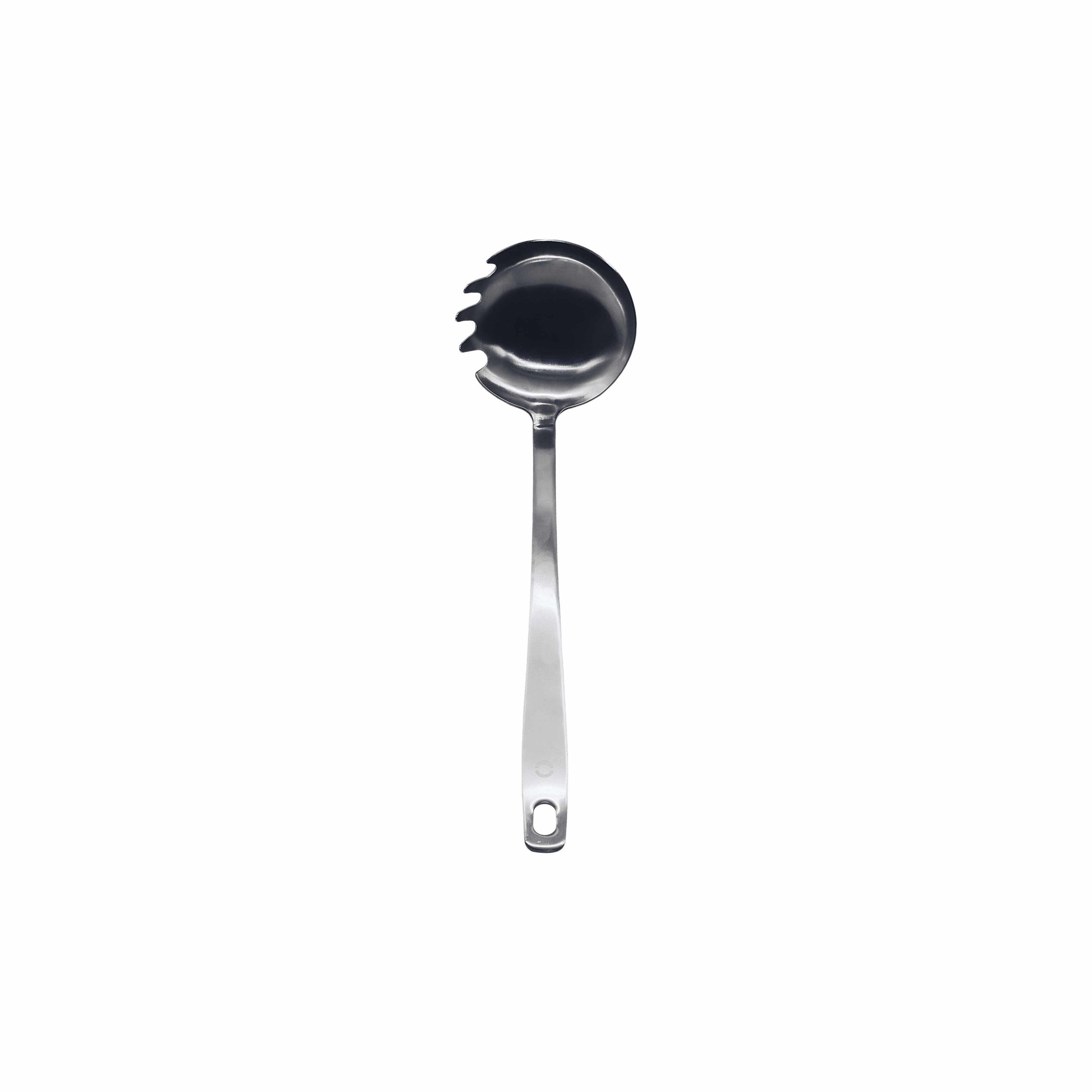 cuchara pasta tenedor acero inoxidable pasta serving spoon fork stainless steel toxic free lifestyle cocina sin tóxicos 1
