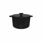 dutch oven black cooking cocina cerámica sin tóxicos utensilios cocinar saludable natural olla logo