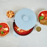 Low casserole blue Ø20cm